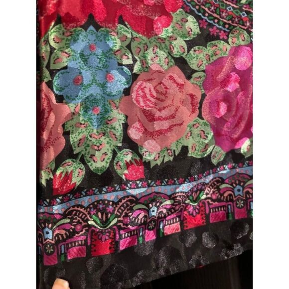 Vintage Howard Wolf paisley print blouse size 6 - Picture 5 of 7